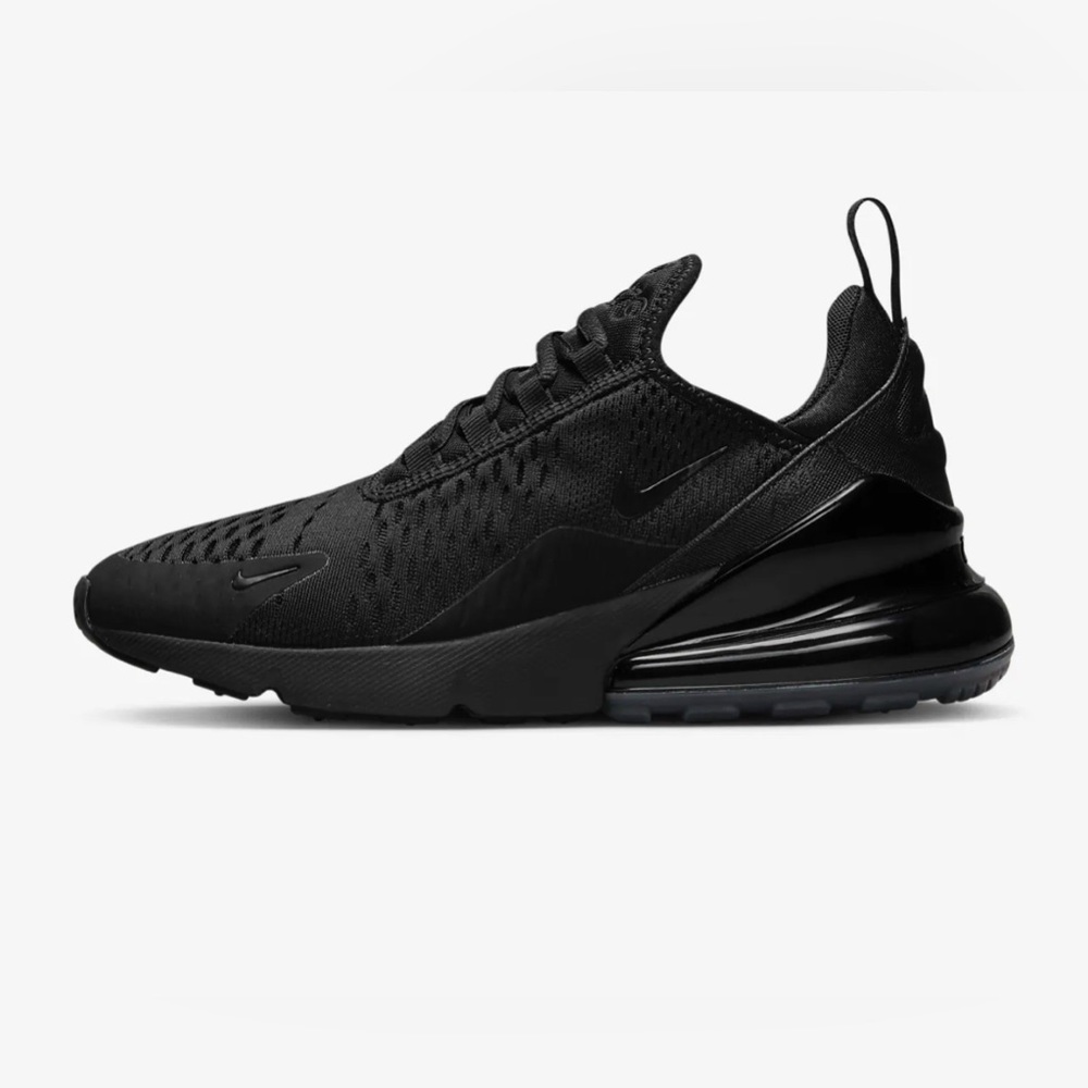 All Black Nike Air Max 270 Women's Shoes